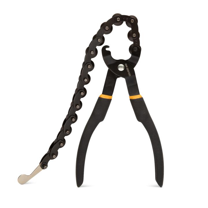 Image of the Exhaust and Tailpipe Cutter on a white background with the handles towards the bottom and the cutter towards the top of the image